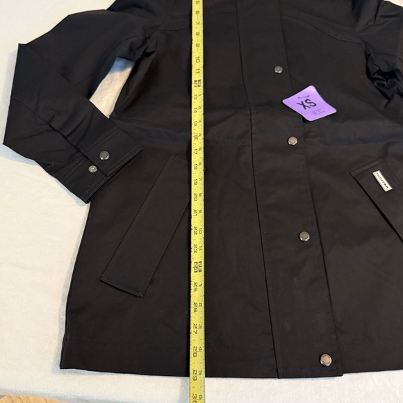 Hunter Women's Black Utility rain Jacket - Picture 3 of 11